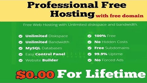 ফ্রি ডোমেইন এবং হোস্টিং লাইফটাইম এর জন্য || Free Domain and Hosting for Lifetime 2023 || BHTT