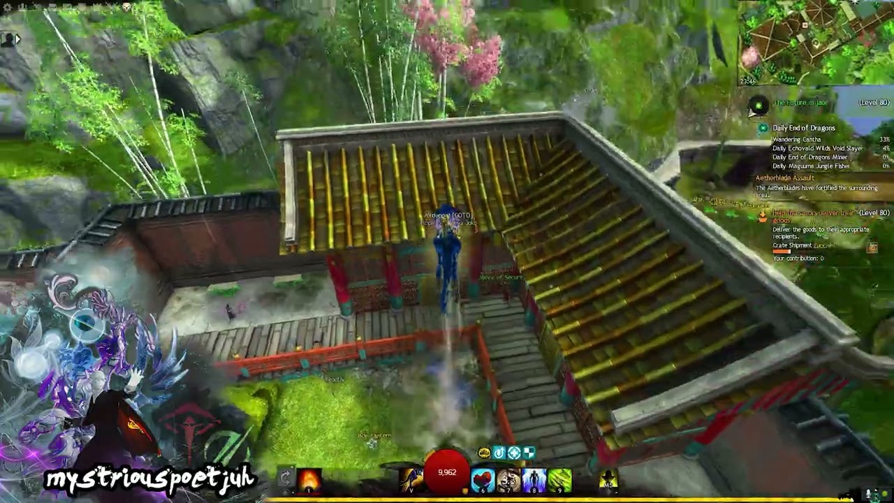 Shing Jea Prison Springer Ride, Jade Isles Mastery, End Of Dragons, Guild Wars 2