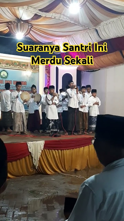 SUARA SANTRI MERDU#syarofulanam#sholawatmerdu#santrikeren