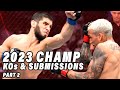 Every Finish From 2023&#39;s UFC Champions || Part 2