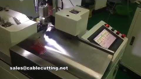Automatic single head twisted wire terminal crimping machine 34 # video