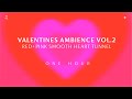 Super smooth heart tunnel mood lights  valentines vibes with chill music   1 hour