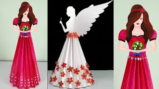 DIY Beautiful Paper Dolls Making Ideas | How to make beautiful paper dolls | How to make paper angel