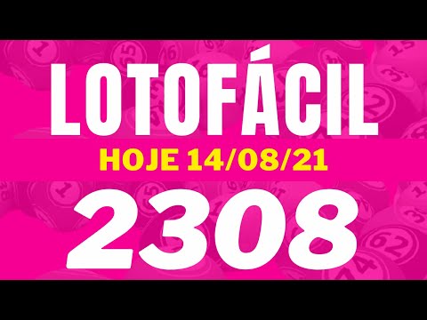 Lotofácil 2308 – Resultado da Lotofácil de hoje concurso 2308 (14-08-21)