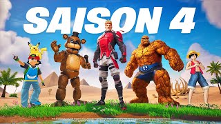 Voici les SKINS du PASSE de COMBAT SAISON 4 CHAPITRE 4 