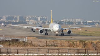 SGN✅ DHL AVIATION | HONGKHONG AIR TAKEOFF and TURKISH AIRLINES LANDING (Apr, 2024) #airbusa330