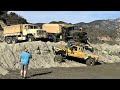 Military trucks go deep in azusa canyon ohv 121023