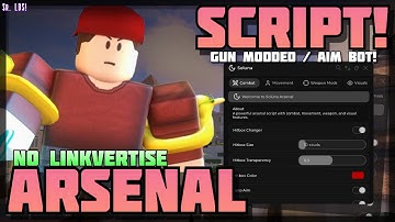 [New! 🎯] Arsenal 🔥 No Linkvertise! Gun Modded /AimBot 🔥 PC & Mobile! (2025)