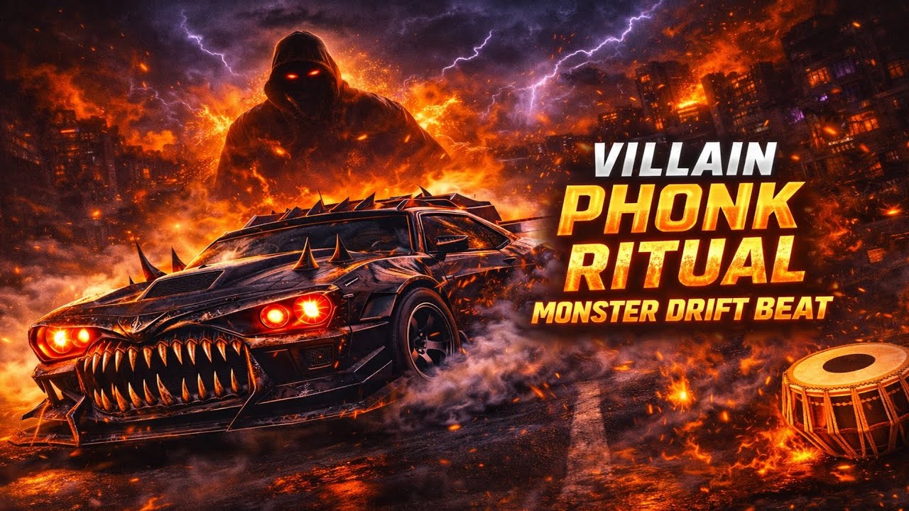 Villain Phonk Ritual 🔥 | Dark Brazilian Phonk x Tabla Bass Beat (Monster Drift Phonk)