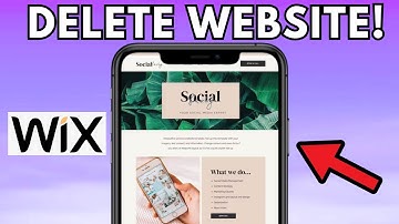 How To Delete Wix Website on Phone Easy