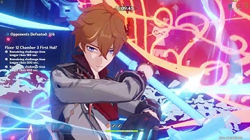 Floor 12-3-1 (19s) C0 R4 Stringless Childe/ R5 The Catch Xiangling