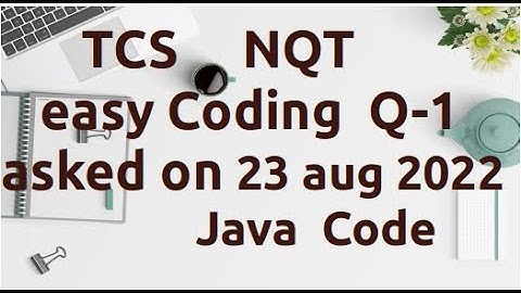 TCS NQT Advance Coding Question + Answer in JAVA  | TCS NQT Preparation 2023 [AC-17]