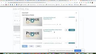 Adding a Kaltura Media Video to Your Course