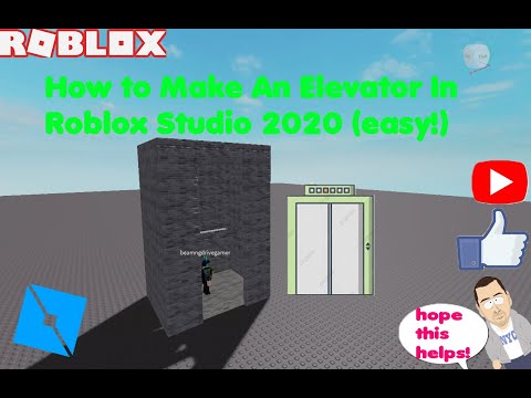 How To Make And Script An Elevator In Roblox Studio 2020 Working Youtube - how to make an elevator game in roblox