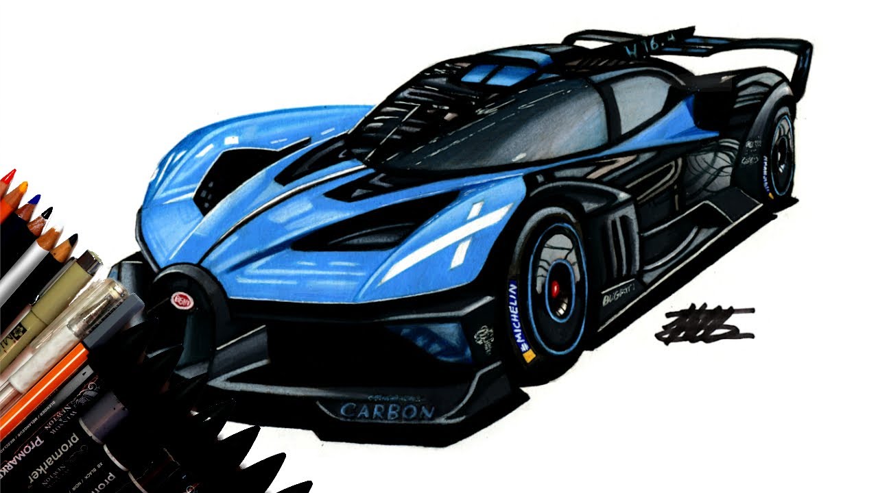 Realistic Car Drawing Bugatti Bolide Time Lapse Drawing Ideas Realistic Car Drawing Bugatti Bolide Time Lapse Drawing Ideas