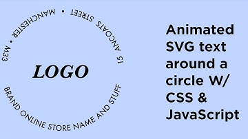 Animated SVG text around a circle - using HTML, CSS & Adobe Illustrator