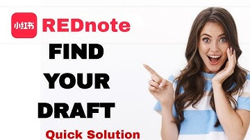 How To Find Your Draft On REDnote App For Iphone | Step By Step