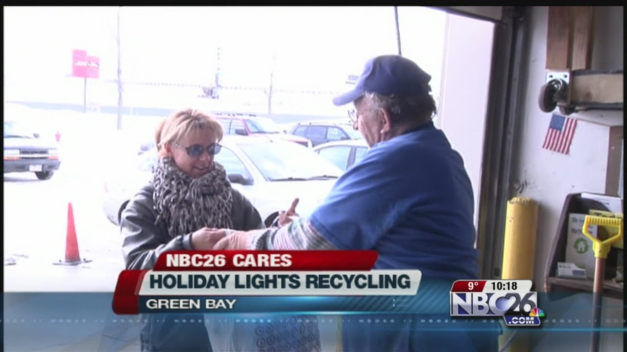 NBC26 Cares Christmas Lights Recycling YouTube