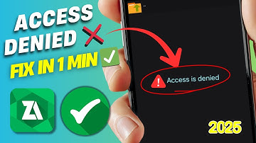 How to Fix “Access is Denied” ZArchiver | Problem Solved 2025 ✅