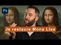 Mes techniques pour restaurer une peinture abme  craquelures moisissures et poussires