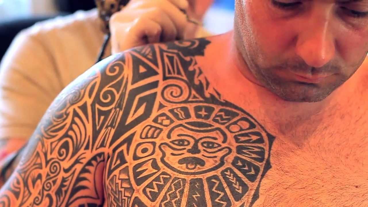 SKIN MACHINE TATTOO STUDIO on Instagram All freehand Polynesian sleeve  done by inkinktattoozone skinmachinetattoo  polynesiantattoo  sleevetattoo customtattoo