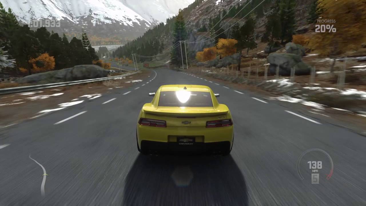 Chevrolet Camaro ZL1 Top Speed Test - Driveclub - YouTube