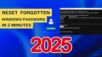 How to Reset Forgotten Windows 11, 10 Password in 2 Minutes 2025