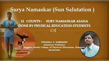 Surya Namaskar ( Sun Salutation ) 12 Counts