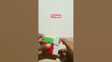 T perm with finger tricks #rubikcube #viral #subscribe #like #trendingshorts tre