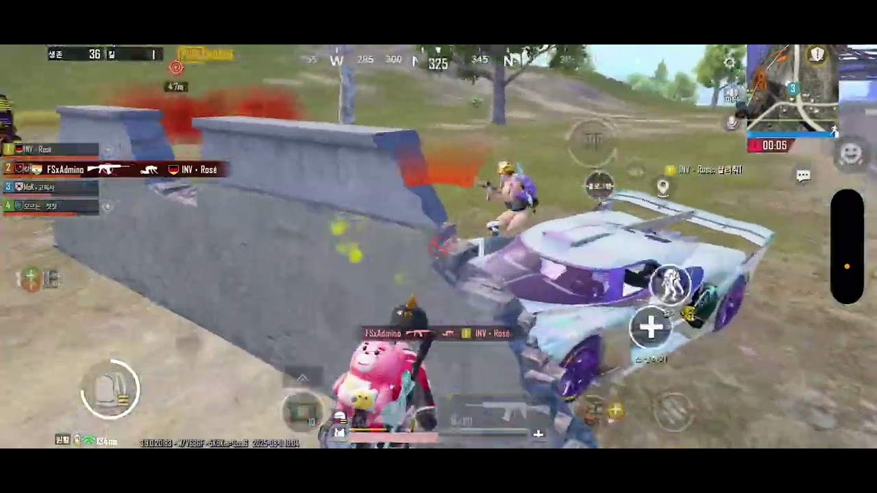 PUBGM 독사 16프맥 4핑 풀자이로
