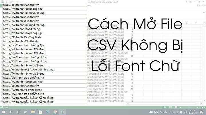 Sửa lỗi font trong excel khi tải về máy năm 2024