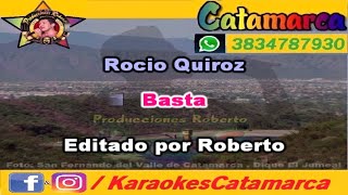 Video-Miniaturansicht von „Rocio Quiroz   Basta (karaoke) (PRODUCCIONES ROBERTO)“