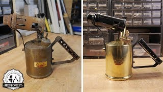 Vintage Paraffin Blow Torch Restoration
