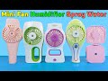 Mini Fan Humidifier Spray Water - Modern design, Rechargeable Portable | Unboxing And Review