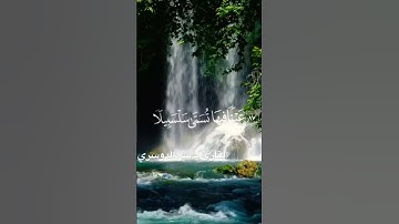 سورة الانسان القارئ ياسر الدوسري من الآيه ١٦ الى ٢٠