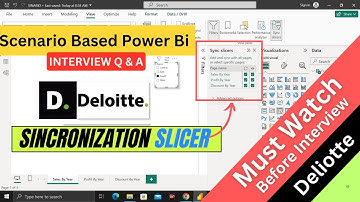 Deloitte: Scenario-Based Power BI Interview Q & A - Based On🔄Synchronization Slicer