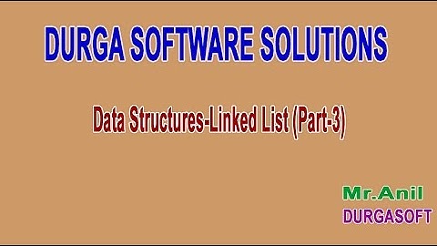 Data Structures Linked List Part 3