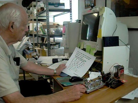 A American Morse code railroad alphabet practise Vibroplex by Leebm29