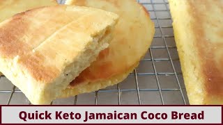 Quick Keto Coconut Flour Jamaican Coco Bread (Nut Free Gluten Free And No Yeast)