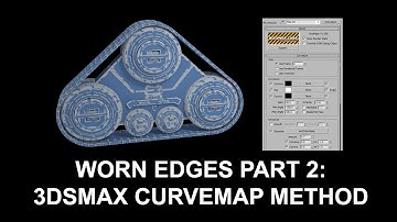 Worn Edges Part 2: 3dsmax CurveMap Method