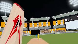 RCB  vs CSK Match in Virtual  Reality CricketR Game Play