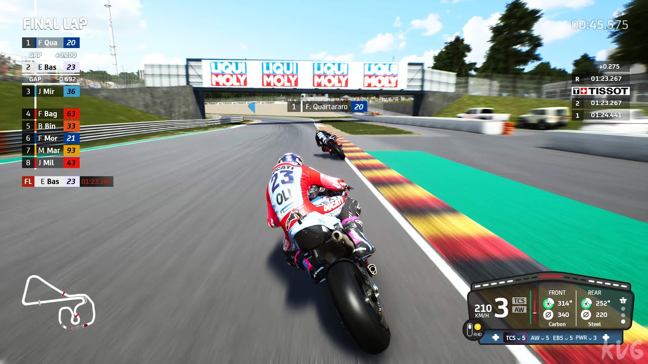 MotoGP 22 - Sachsenring (GermanGP) - Gameplay (PC UHD) 4K60FPS