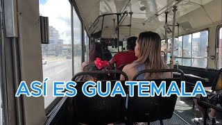 Walking from Terminal Zone 4 to Zone 5 in Guatemala