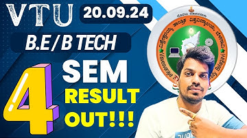 VTU BE/BTECH  4TH SEM RESULTS  OUT !!!!