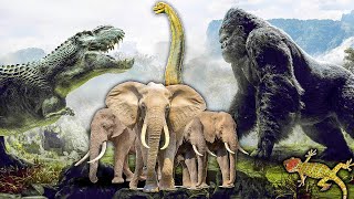 Jaki Jest Problem z Wielkimi Zwierzętami? | King Kong, Galopujący Mamut, Słoń, Brachiozaur