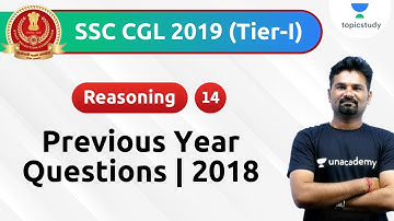 4:00 PM - SSC CGL 2019 I Reasoning by Radhey Sir I Previous Year Questions 2018 I Day#14