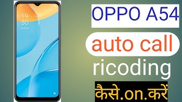 how to oppo a54 call recording setting auto call recording #technicalpankaj
