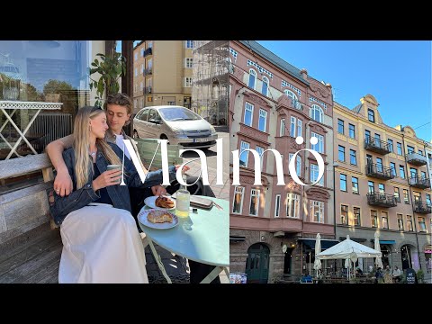 day trip to malmö | swedish food, thrifting & walk in the park