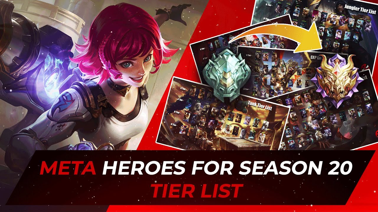 META HEROES FOR SEASON 20 UPDATED TIER LIST MLBB YouTube META HEROES FOR SEASON 20 UPDATED TIER LIST MLBB YouTube