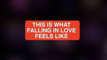 JVKE - This is What Falling in Love Feels Like [Official Lyric Video]